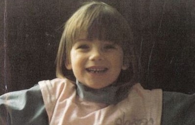 Cristina as a young child