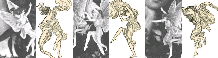 the photo images and original drawings compared