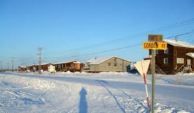 Aklavik, a settlement in Canada's Northwest Territories visited by Sir Hubert Wilkins during his telepathy experiment Aklavik, a settlement in Canada's Northwest Territories visited by Sir Hubert Wilkins during his telepathy experiment.