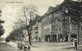 photographic postcard of Eberswalde in the nineteenth century