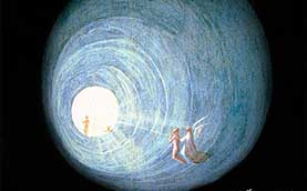 detail from Paradise: Ascent of the Blessed, by Hieronymus Bosch detail from Paradise: Ascent of the Blessed, by Hieronymus Bosch