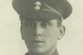 photograph of soldier of the Northumberland Fusiliers of World War 1