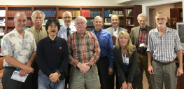 Okhado (3rd from left) with members of the Division of Perceptual Studies at the University of Virginia's School of Medicine