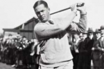 photograph of Bobby Jones, the 1920s golf star whose life was remembered by a two-year-old American boy