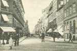 1907 photograph of Kongensgade street in Copenhagen, where the fire broke out 1907 photograph of Kongensgade street in Copenhagen, where the fire broke out