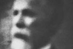 detail of a photograph obtained paranormally and said to be of Dr Bindelof 