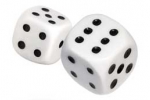 image of dice being thrown
