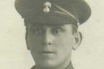 photograph of soldier of the Northumberland Fusiliers of World War 1