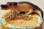 photo of alligator ashtray