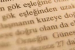 image of printed page in Turkish