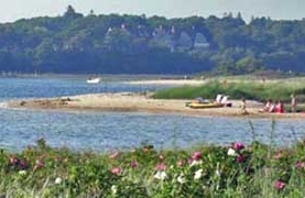 Dowses beach, Osterville, MA, near where Bennie Judah lost his life photograph of Dowses beach, Osterville, MA, where Bennie Judah lost his life