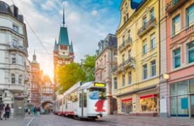 The German university city of Freiburg in the Black Forest, home of the IGPP, a leading parapsychology centre in Europe photograph of Freiburg, where the IGPP, a leading parapsychology centre in Europe