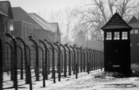 Auschwitz death camp photograph of Auschwitz death camp