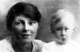Mary Sutton, whose life was recalled by Jenny Cockell, with one of the children Jenny later befriended photograph of Mary Sutton with her infant son, a life recalled by Jenny Cockell
