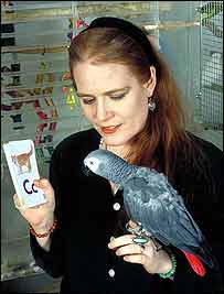 photo of N'Kisi with owner 