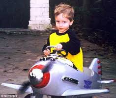 photo of James Leininger as a child