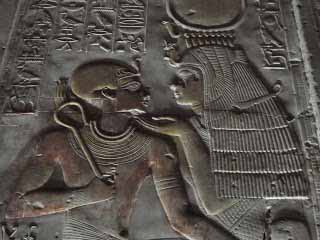 wall decoration at the Temple of Seti at Abydos