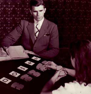 photo of Rhine with Zener cards