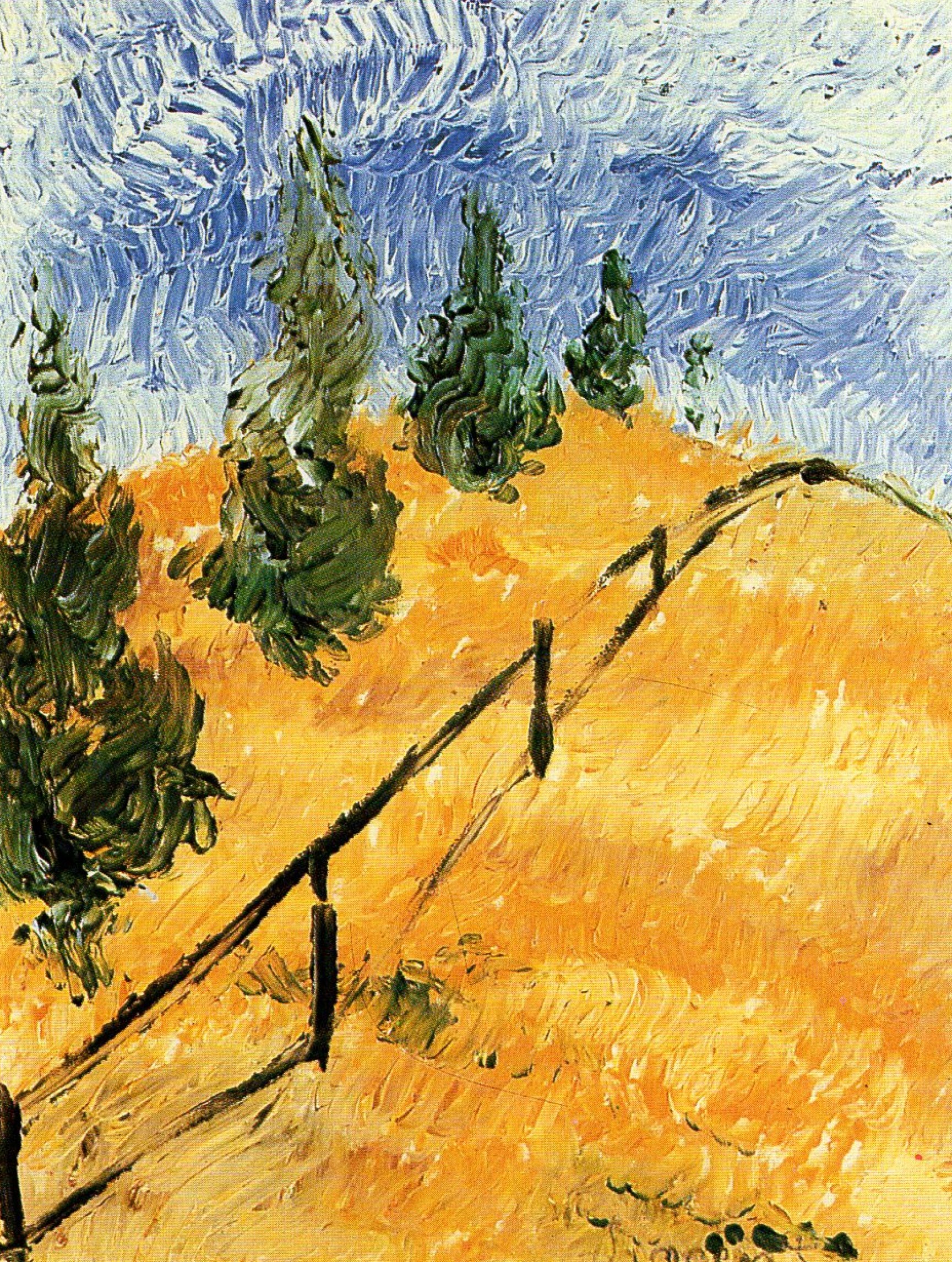 Mediumistic painting attributed to van Gogh