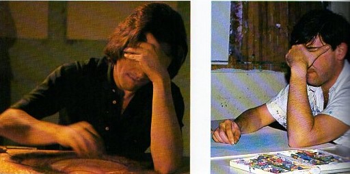 Gasparetto in his mediumistic performances