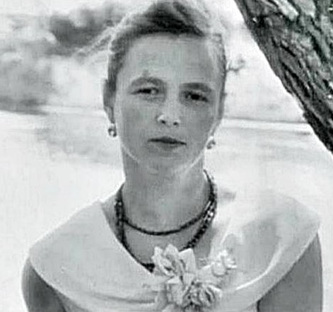 Kulagina as a young woman