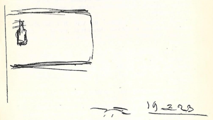 drawing clairvoyantly received by Ossowiecki