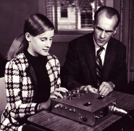 Schmidt with experimental subject