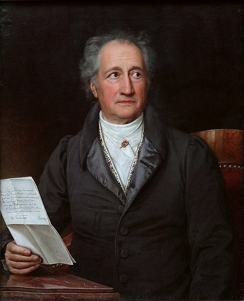 Painting of Goethe by Joseph Karl Steiler (1828)